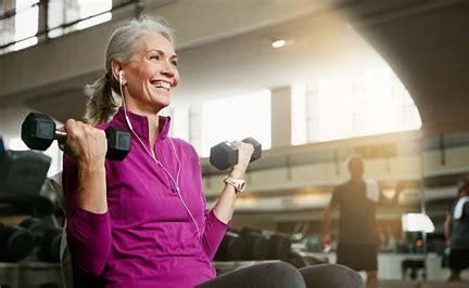 Woman and Weights